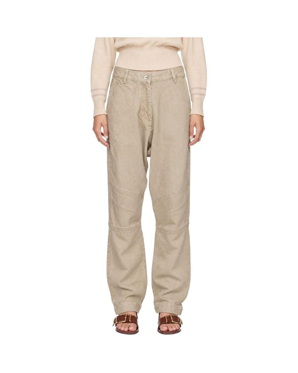 KNWLS Natural Belt Loop Jeans