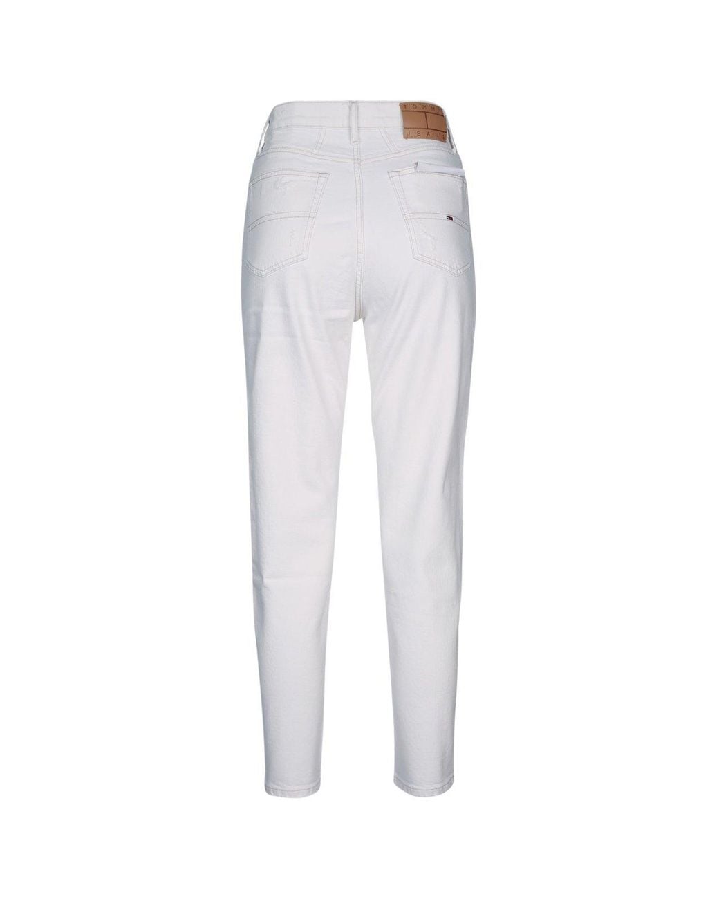 Tommy Hilfiger White Tommy Jeans Ultra High Rise Tapered Jeans