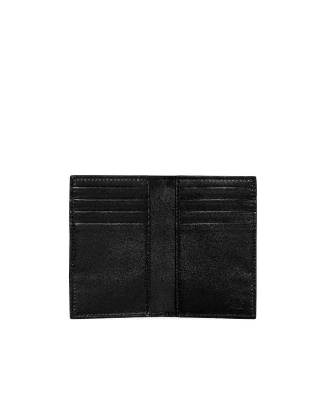 Gucci Black Web Trademark Card Case for men