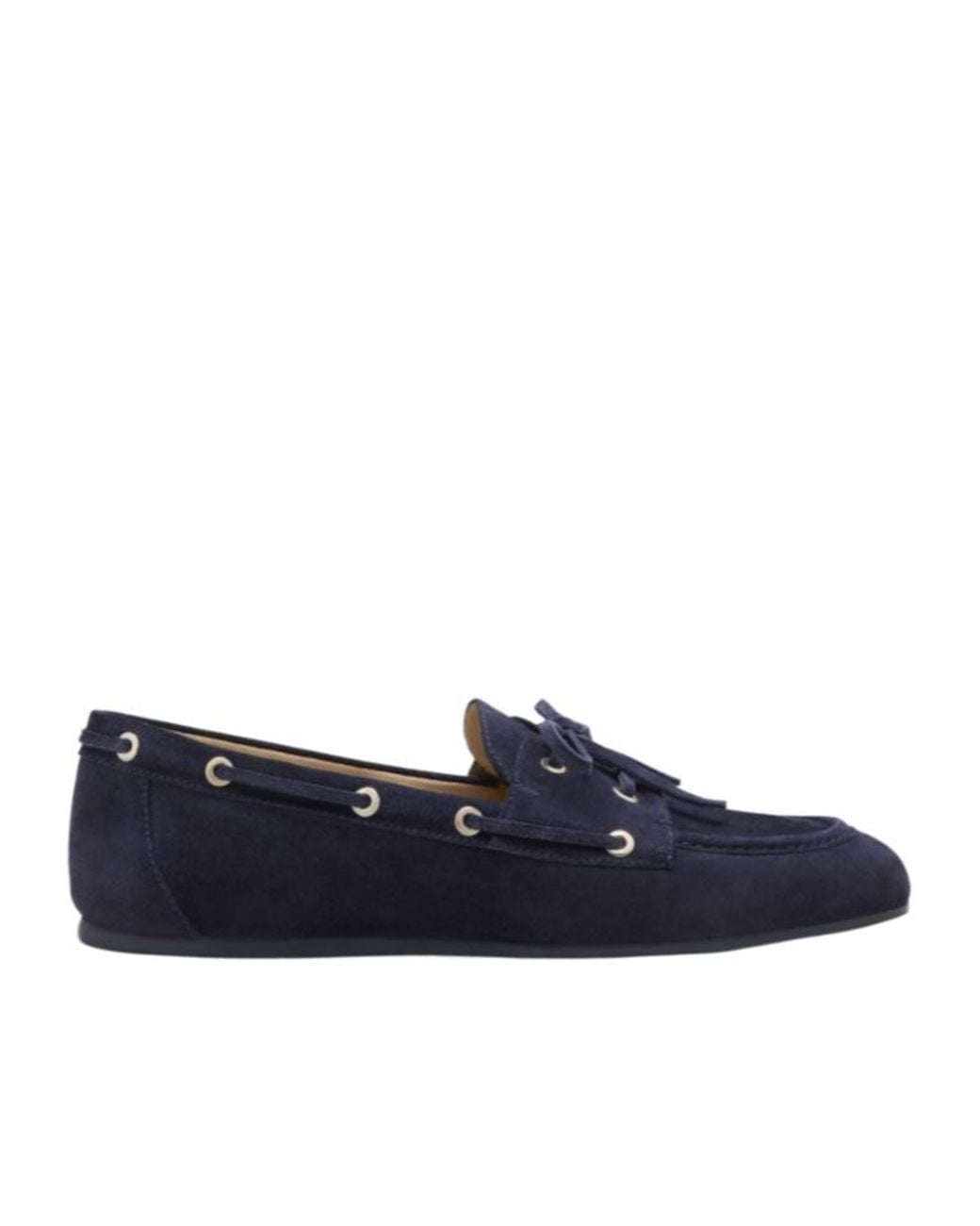 Stuart Weitzman Blue Tinsley Moccasin