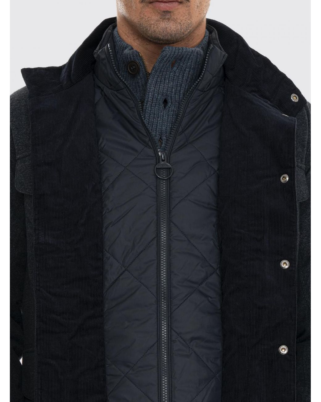 Barbour Black Waterproof Jacket for men