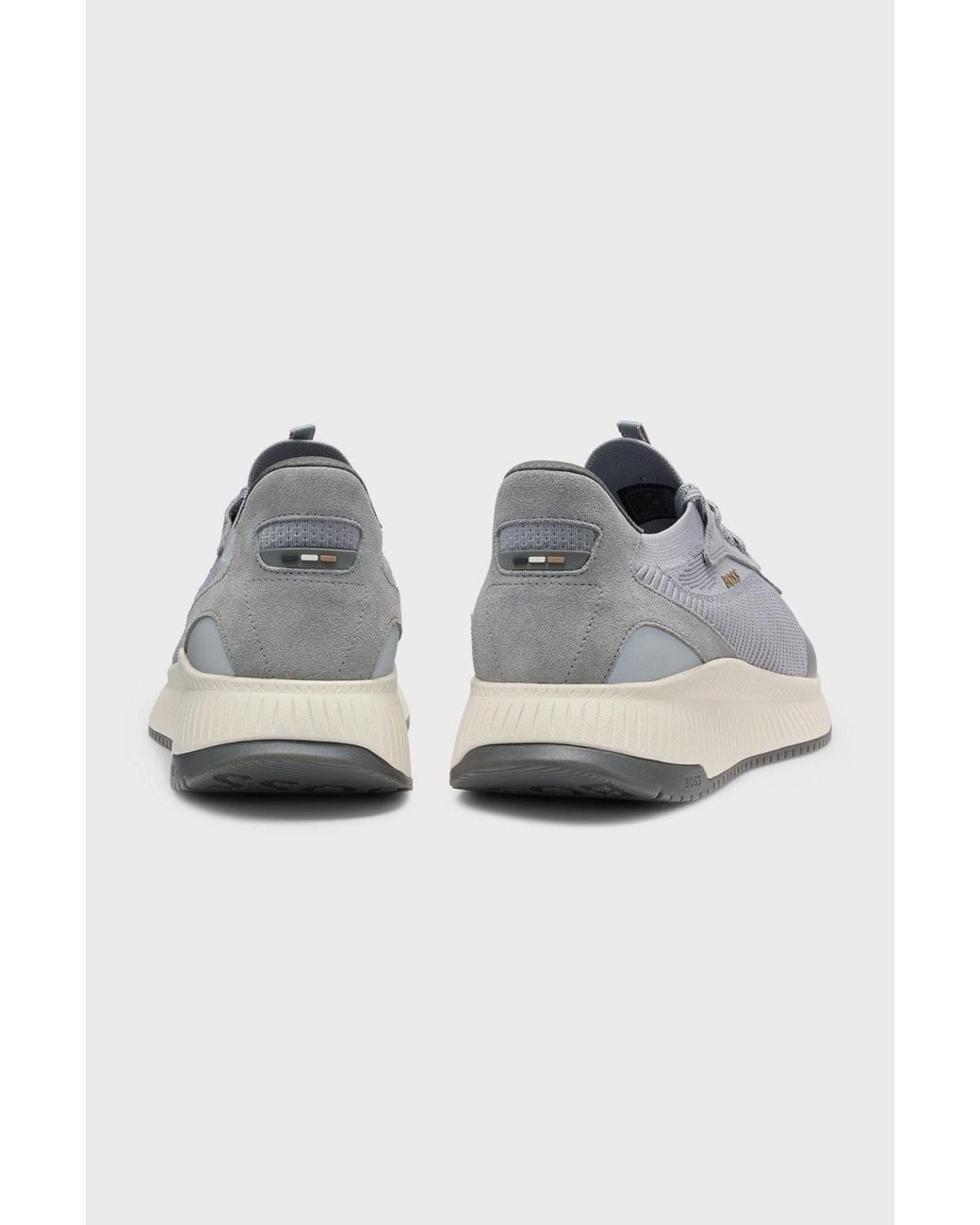 Boss Gray Boss Ttnm Evo Lace-Up Sneakers for men