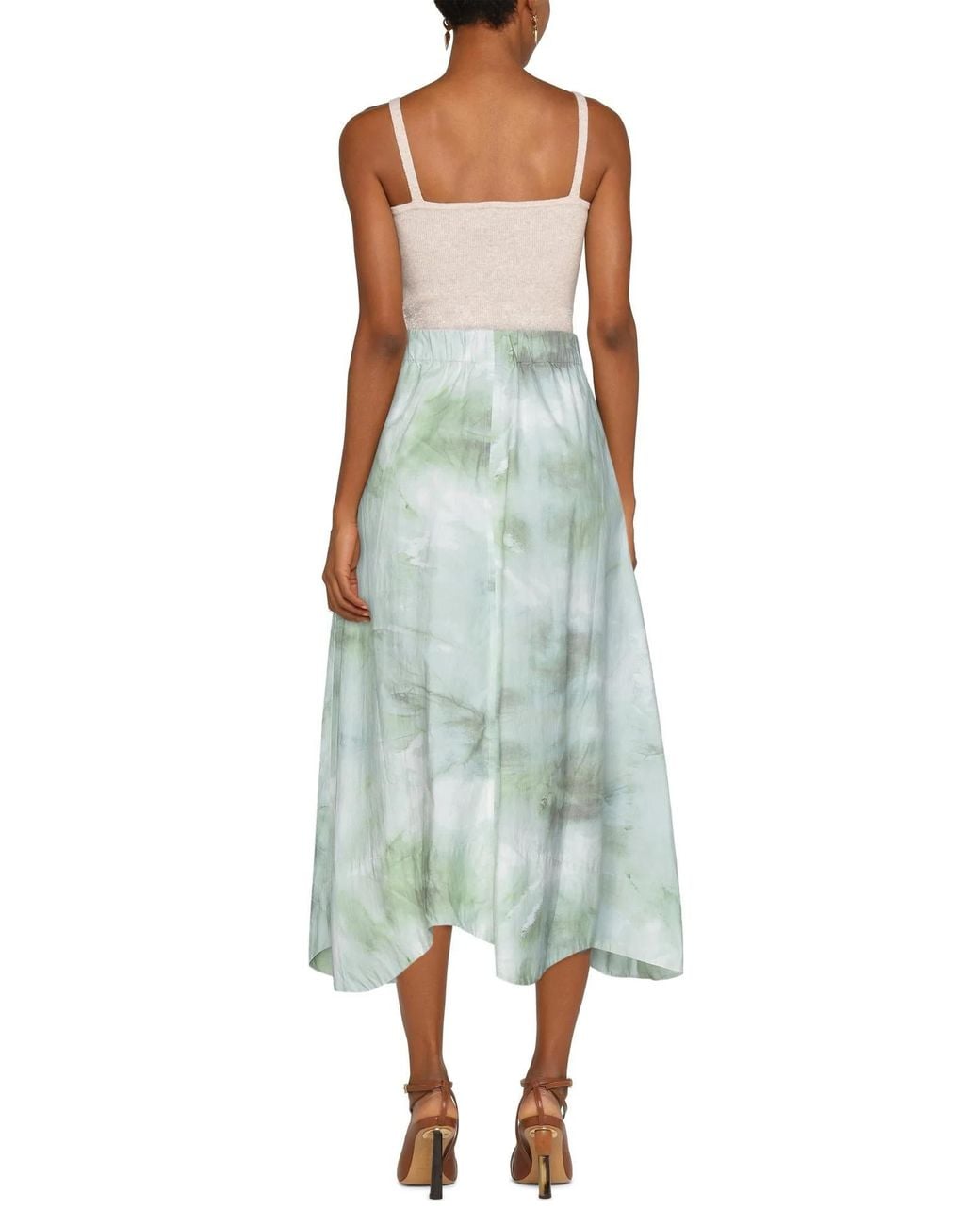 Ganni Blue Woven Pocket Skirt