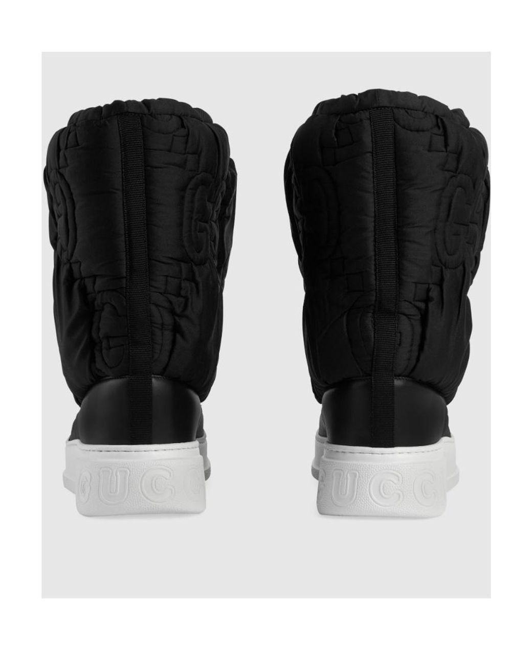 Gucci Black Gg Boots for men