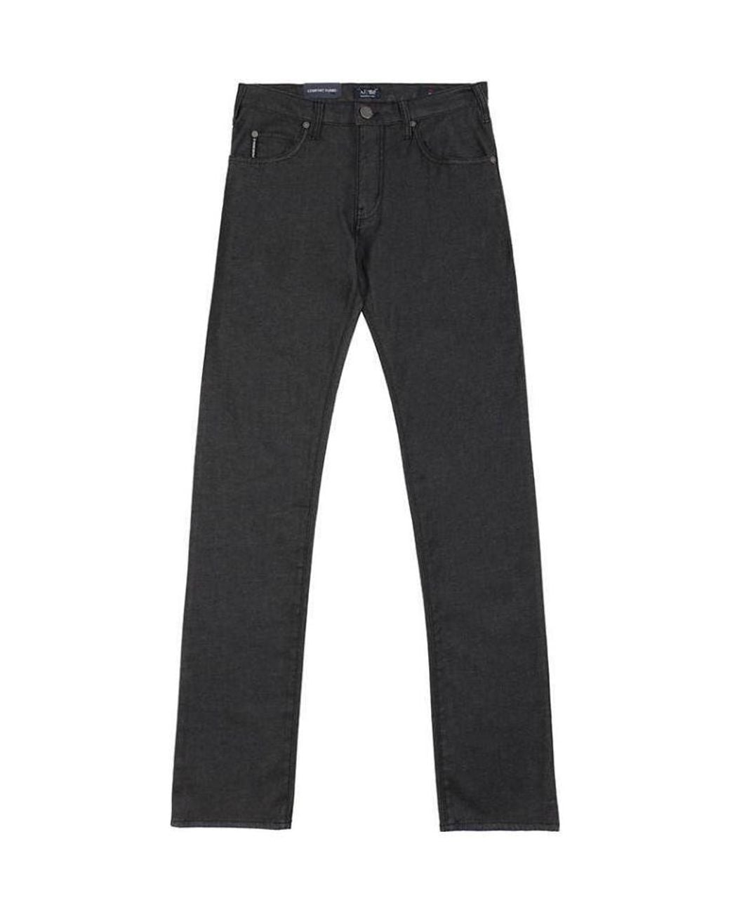 Armani Jeans Gray Logo Jeans for men
