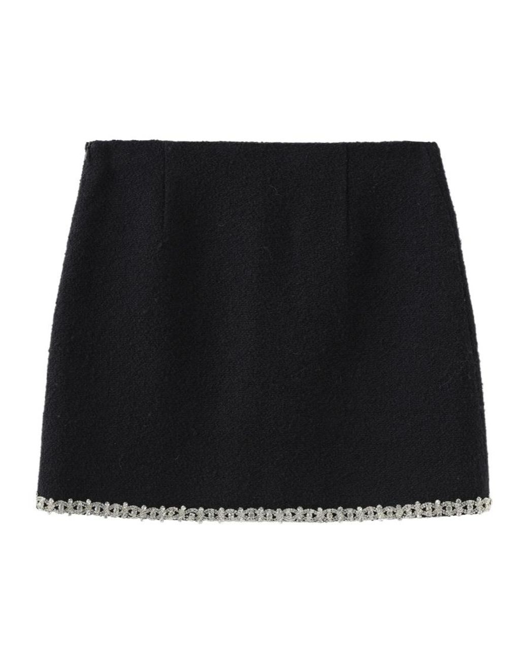 Marissa Chiara Black Diamond Hem Skirt