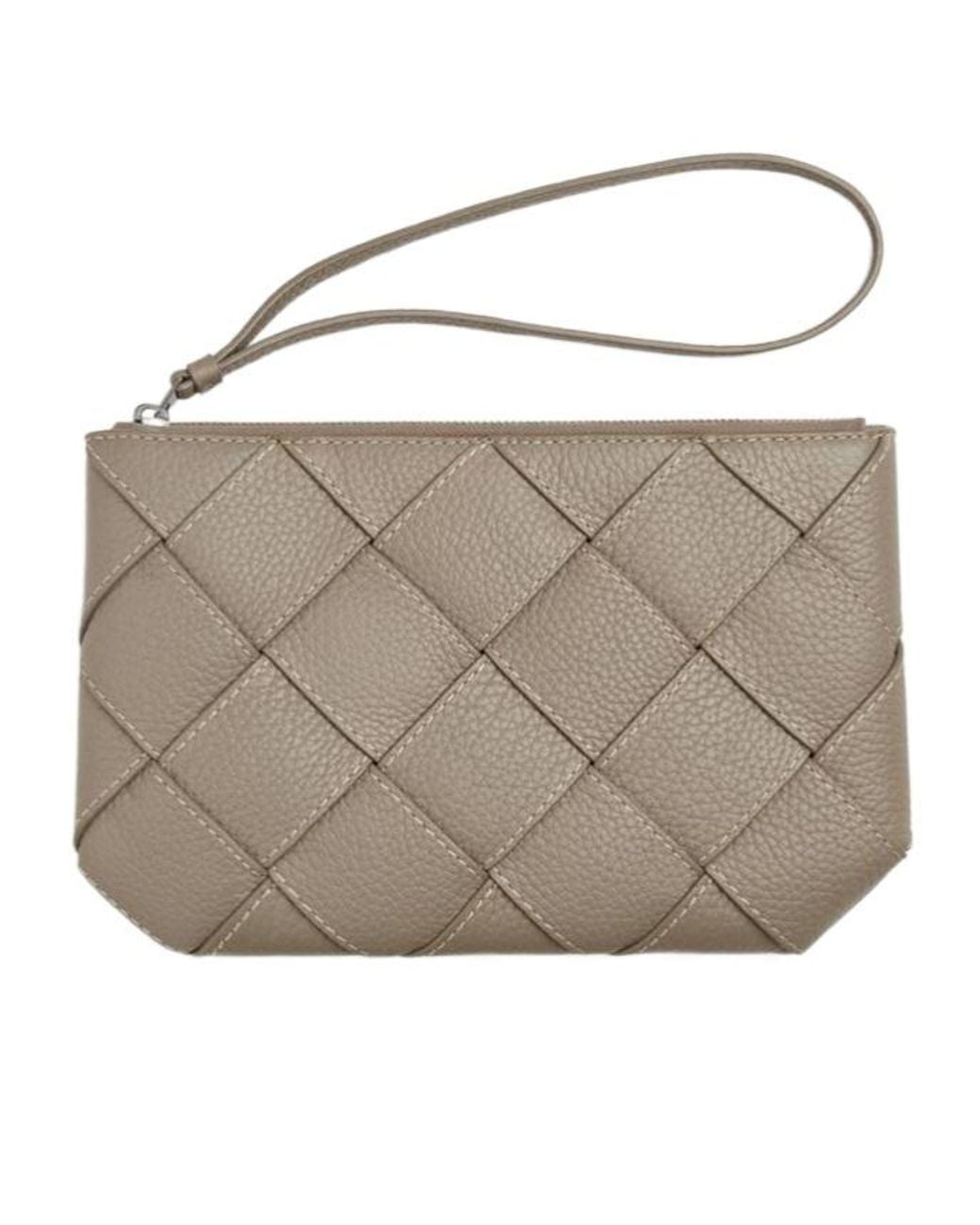 Bottega Veneta Gray Diago Medium Pouch for men