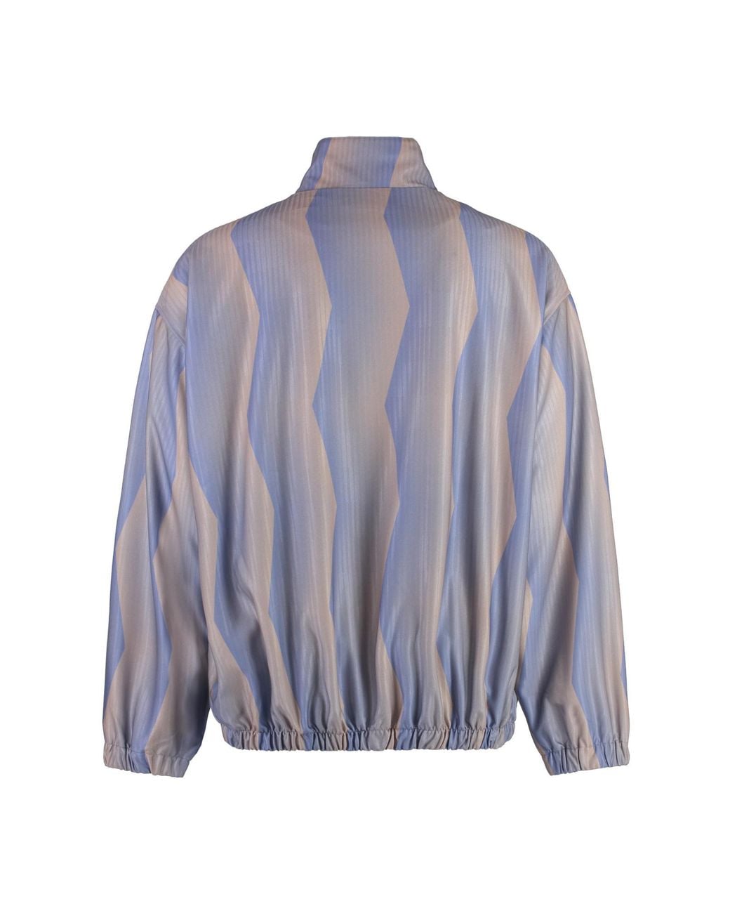 Acne Purple Abstract-Print Track Jacket for men