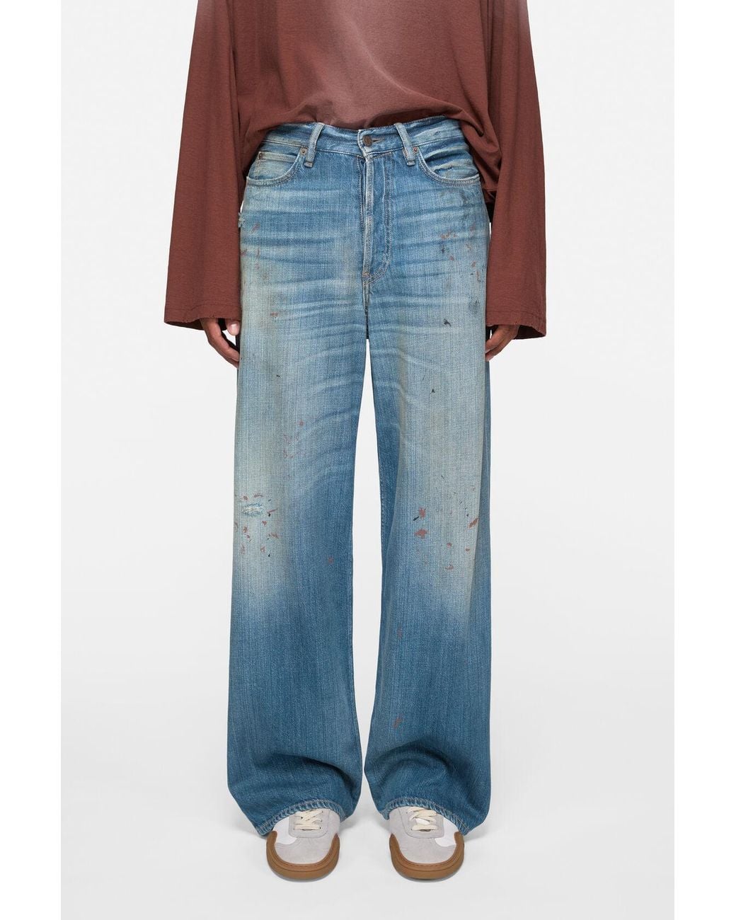 Acne Blue 1981 Loose Fit Jeans for men
