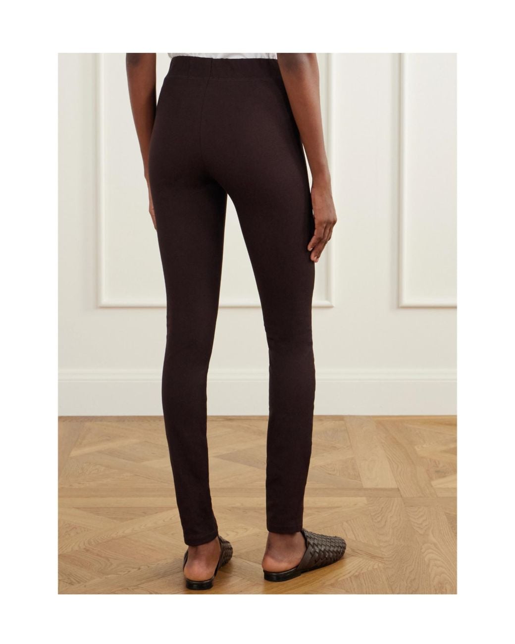 Joseph Brown Stretch-Jersey Skinny Pants