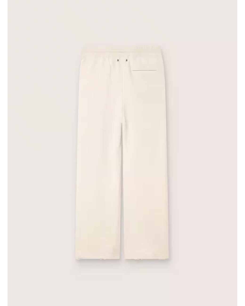 Golden Goose Deluxe Brand Natural Star Wide-Leg Trousers for men