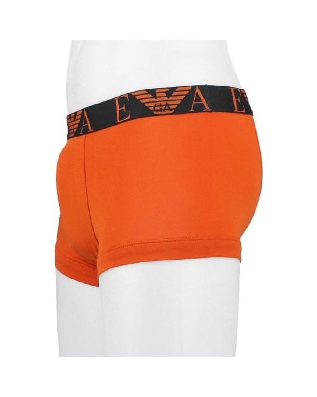 Emporio Armani White Logo Boxer Briefs 3-Pack for men