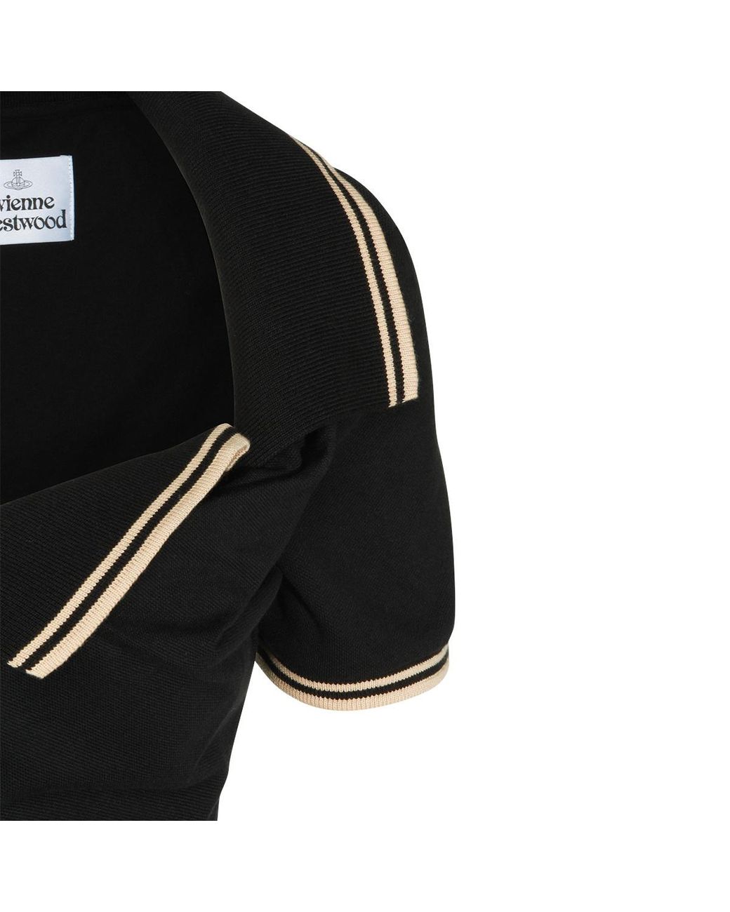 Vivienne Westwood Black Ruched Short-Sleeved Dress