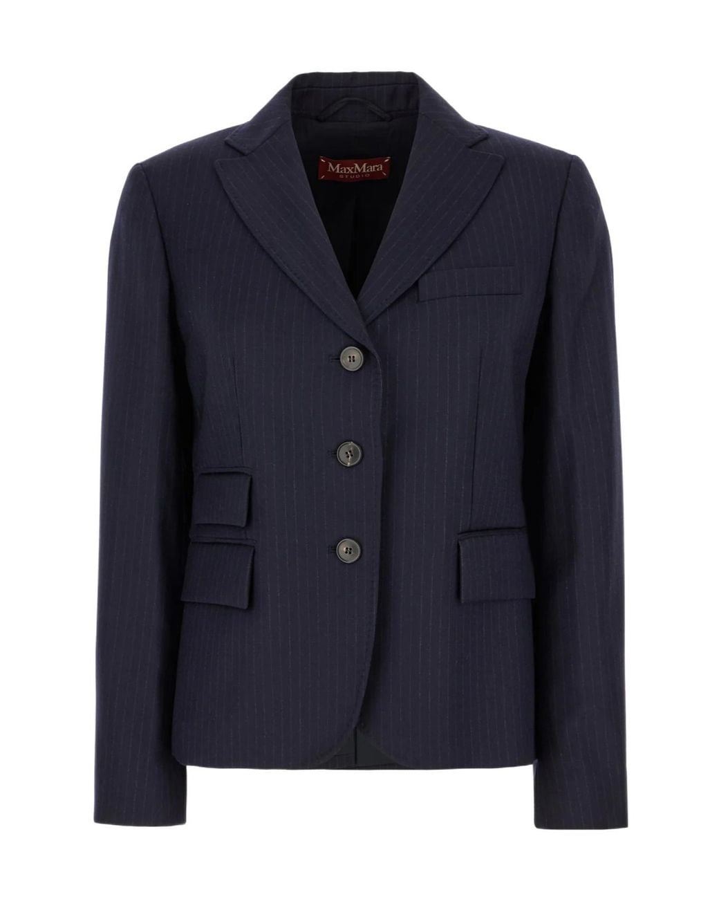 Max Mara Blue Single Breasted Blazer
