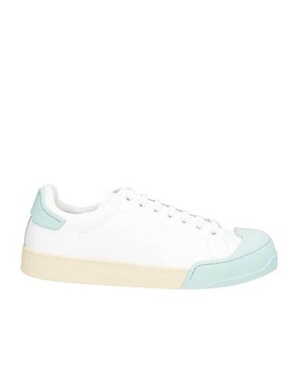 Marni White Plain Colour Trainers