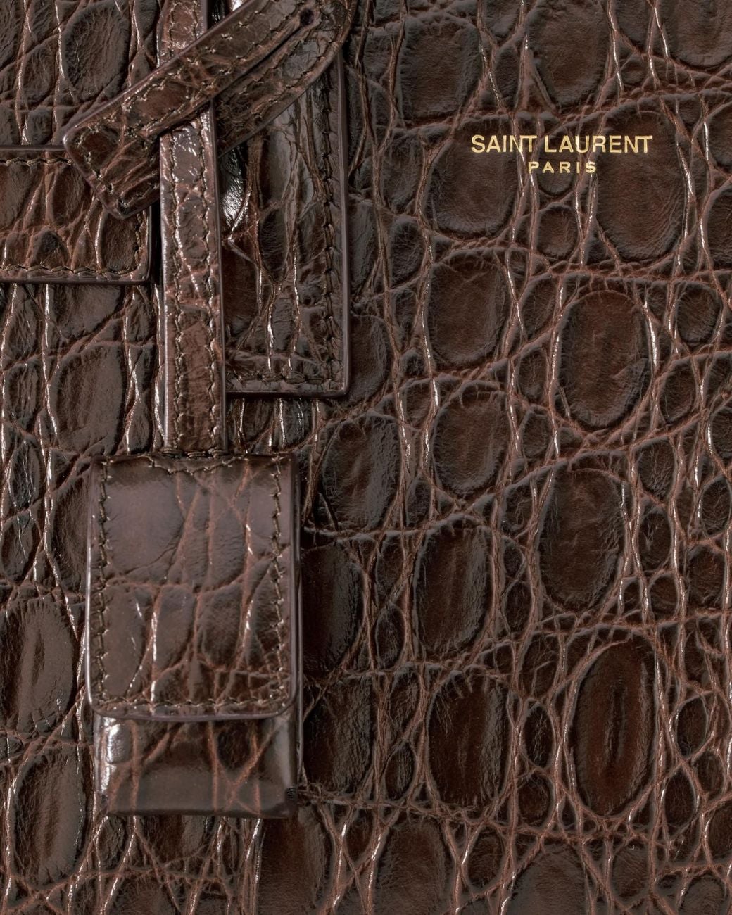 Saint Laurent Brown Sac De Jour