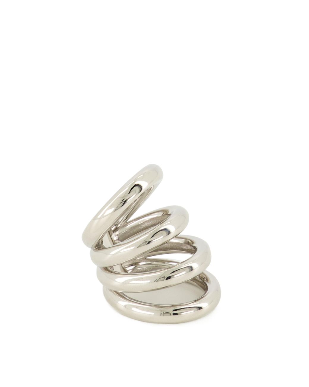Rabanne White Rabanne Punk Multi-Hoop Earrings