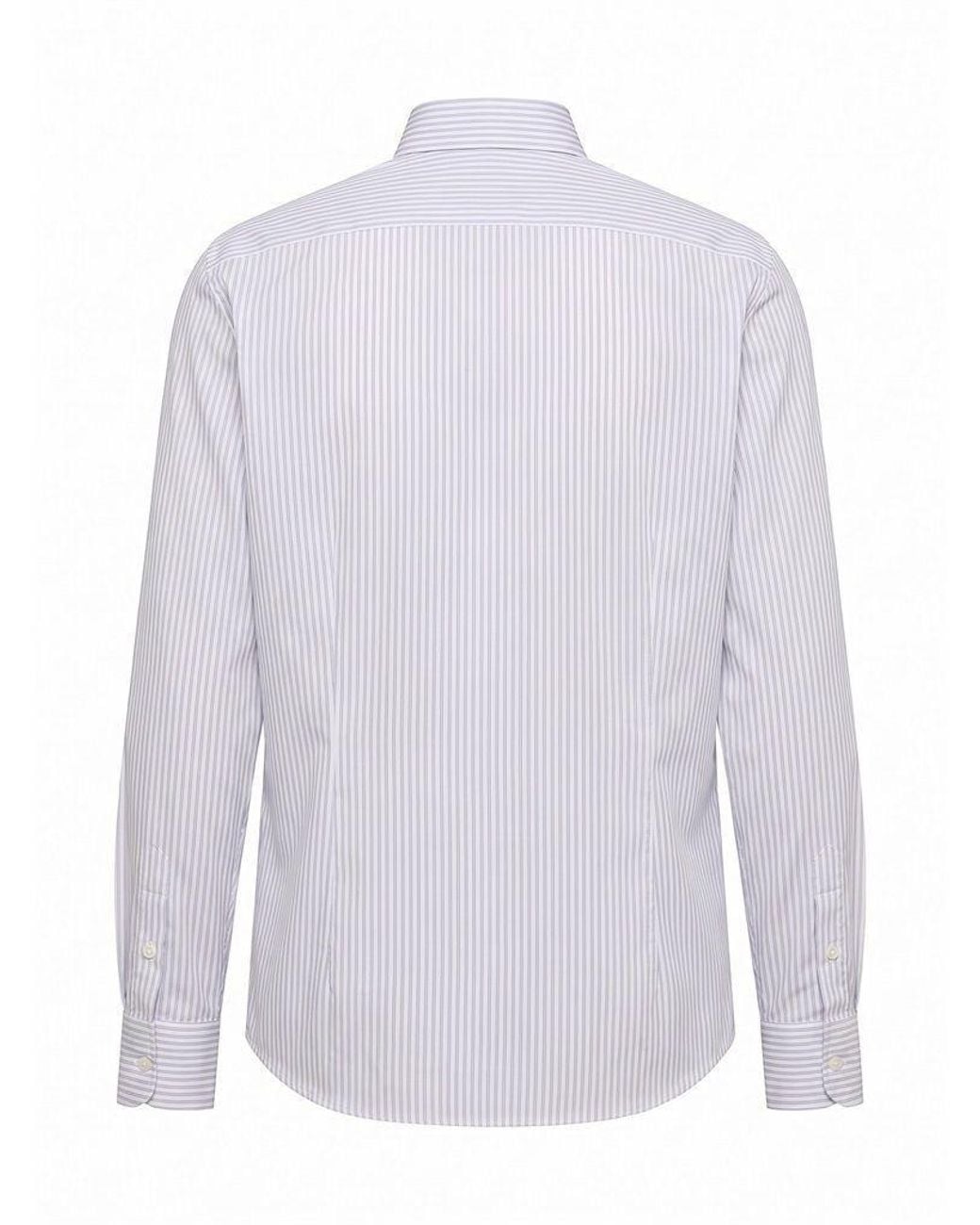 Peserico White Striped Shirt for men