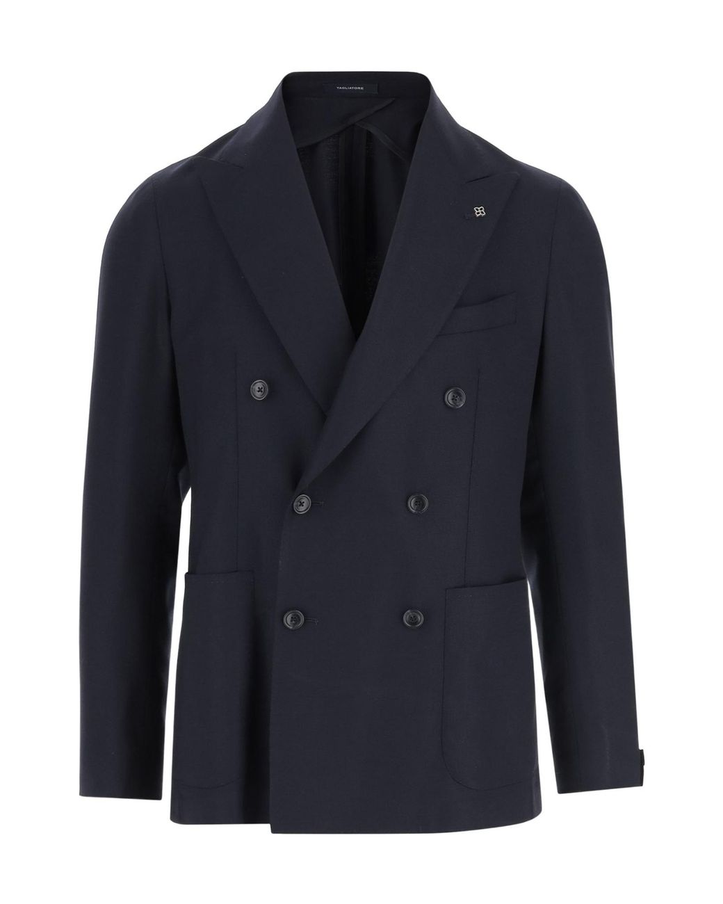 Tagliatore Blue Montecarlo Double-Breasted Blazer for men