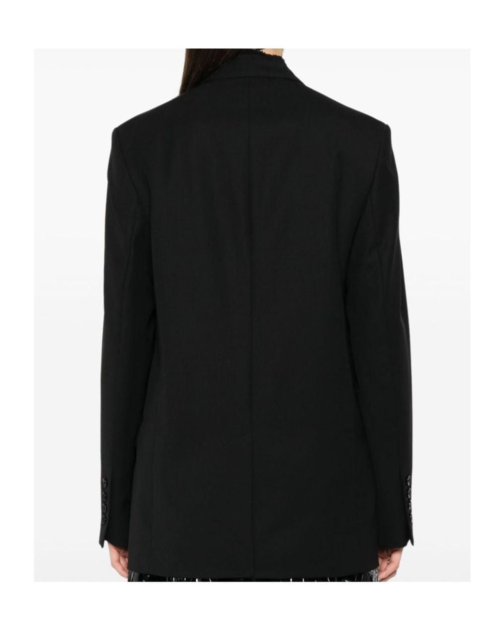 Totême  Black Totême Single-Breasted Long Sleeved Blazer