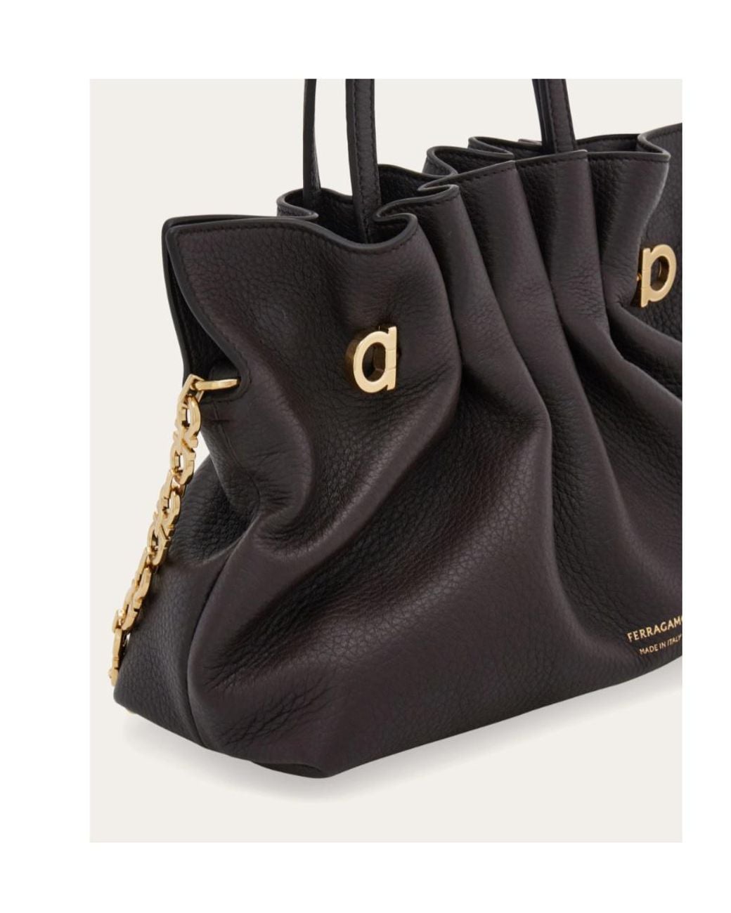 Ferragamo Black Ferragamo Soft-Bag (S)