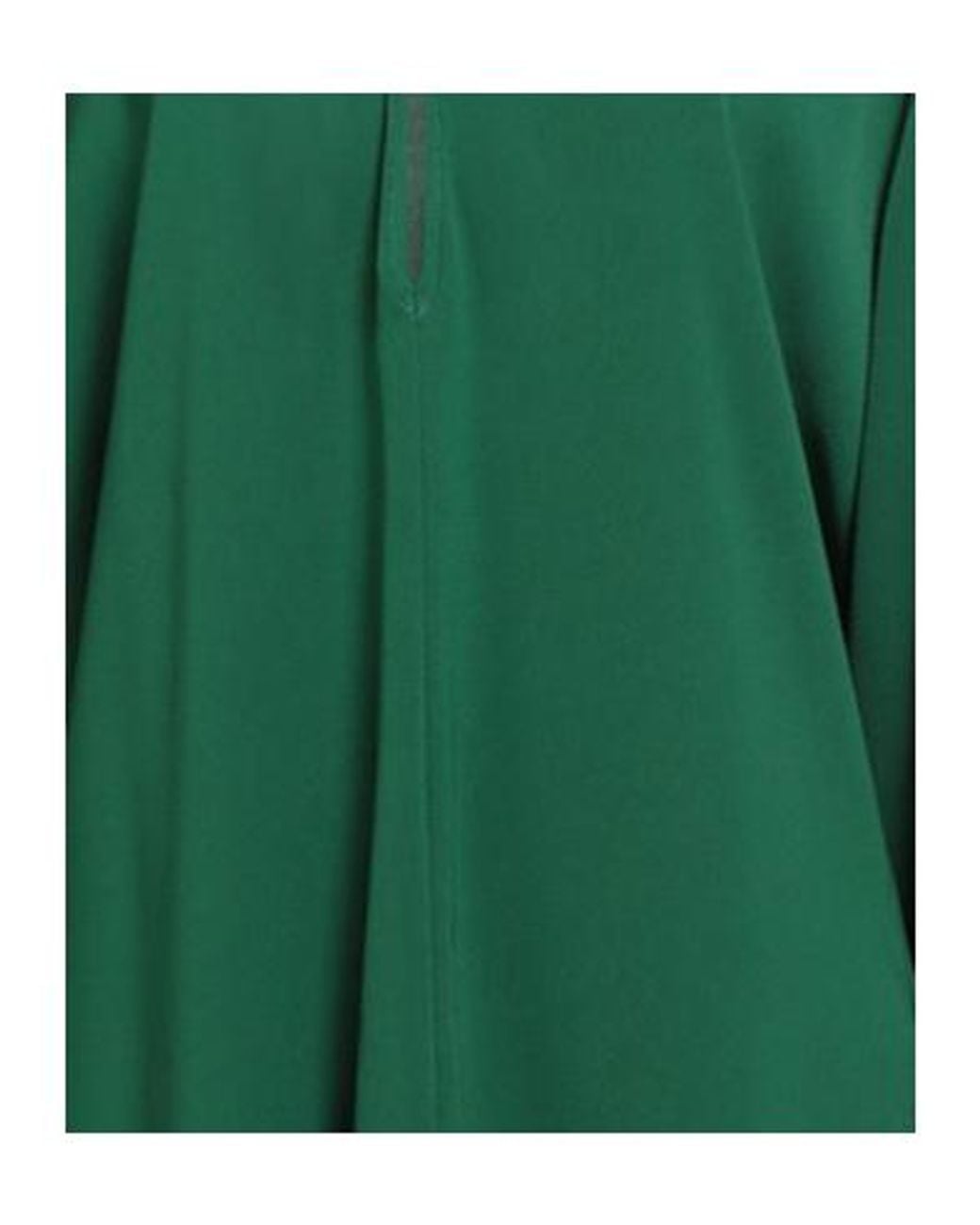Max Mara Green Solid Color Long-Sleeve Shirt