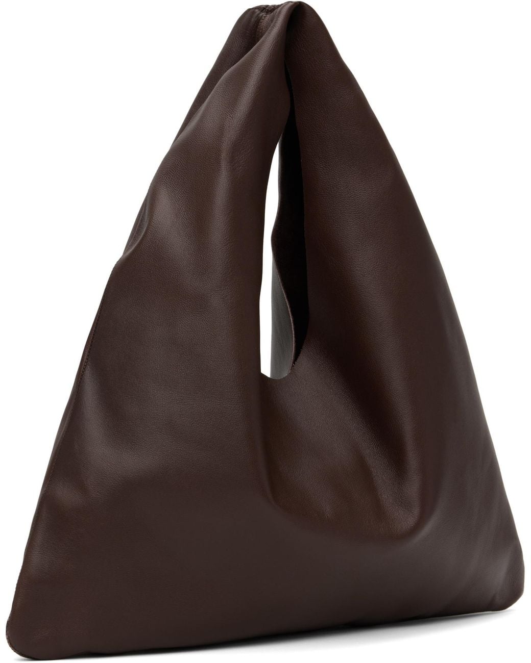 The Row Brown Small Single Handle Tote