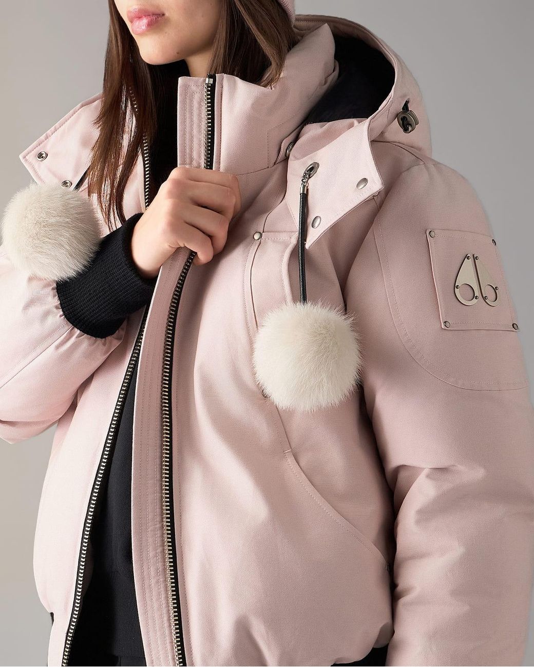 Moose Knuckles Multicolor Zipper Down Jacket