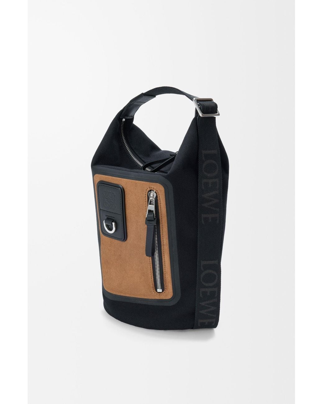 Loewe Black Small Flex Loop Bucket for men