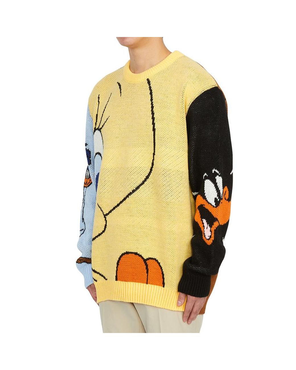 FAMILY FIRST Metallic Long-Sleeved Sweater for men
