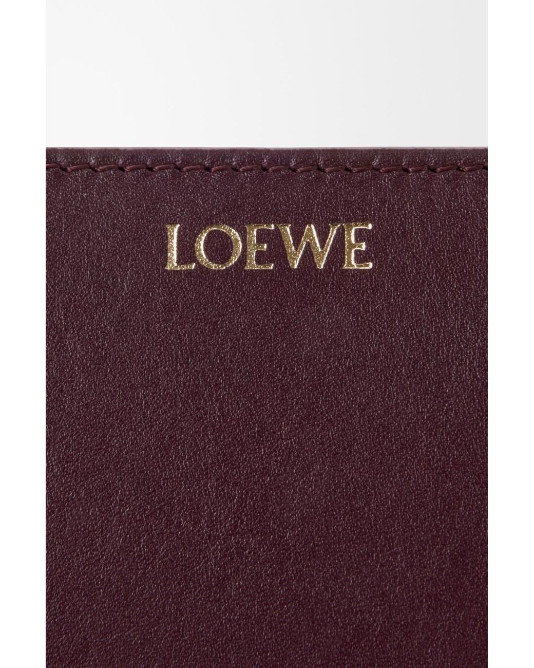 Loewe Purple Knot Compact Wallet