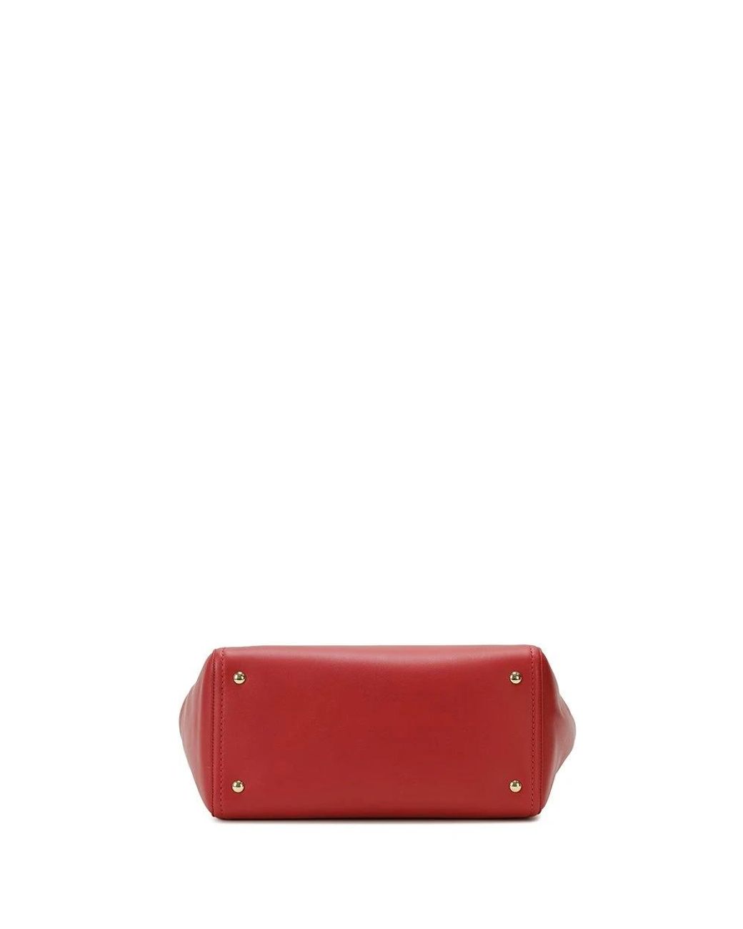 Ferragamo Red Verve Logo Handbag