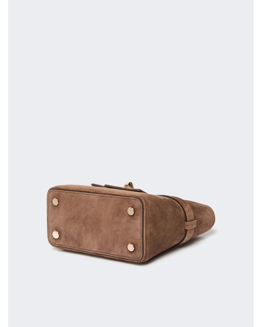 Max Mara Brown Flap Shoulder Bag
