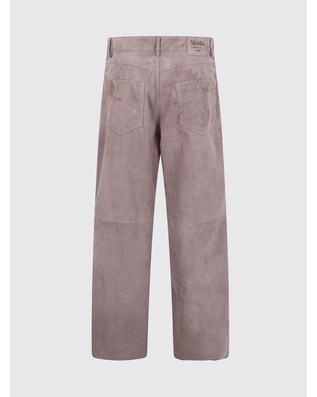 Max Mara Gray 'S Fulmine Straight Leg Pants