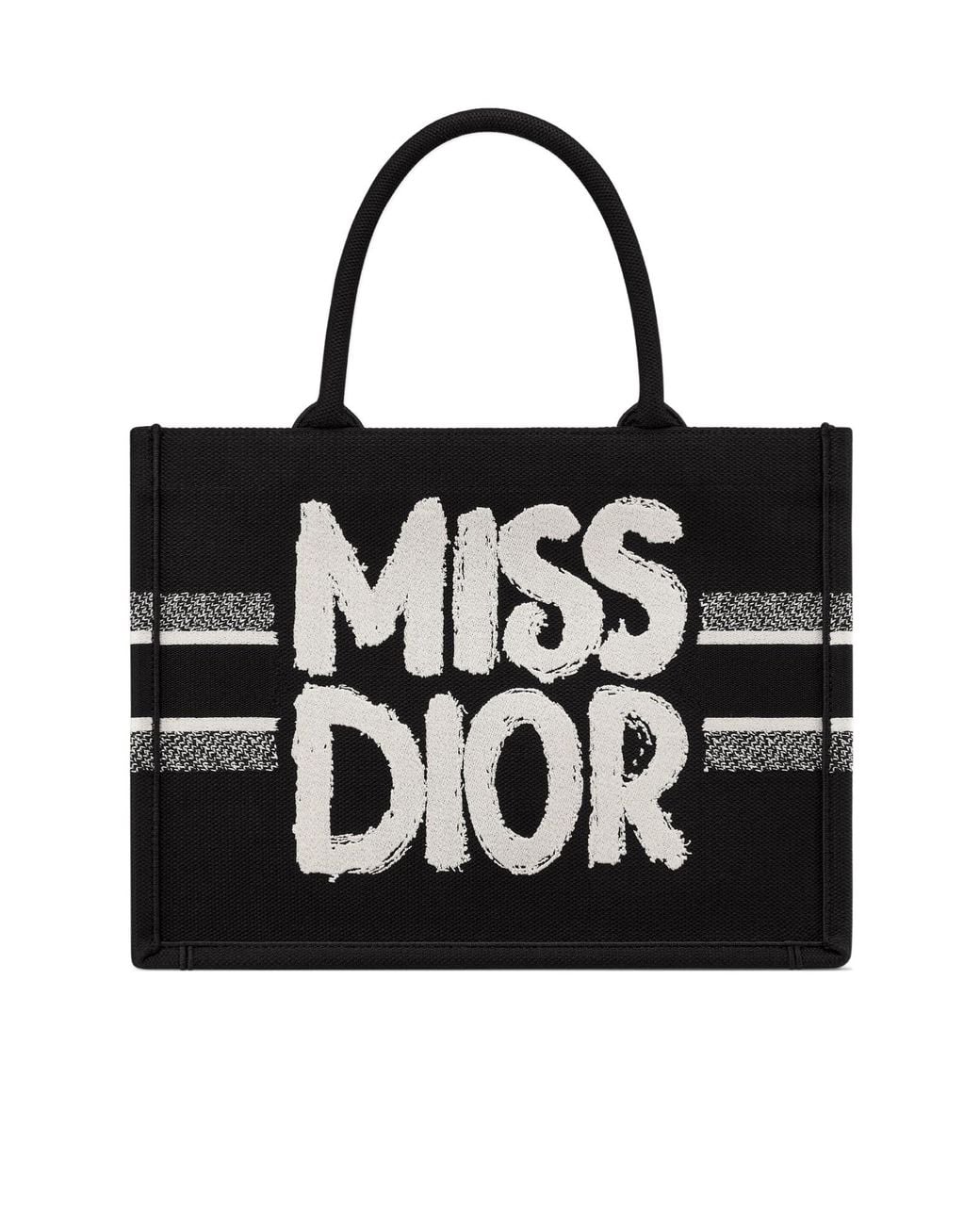 Dior Black Medium Book Tote Handbag