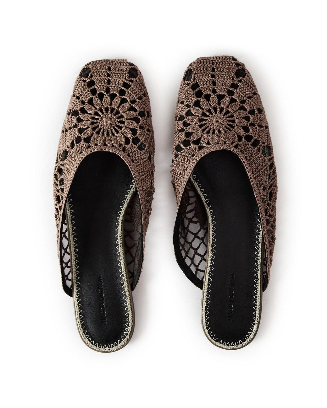 Magda Butrym Brown Mule Slippers