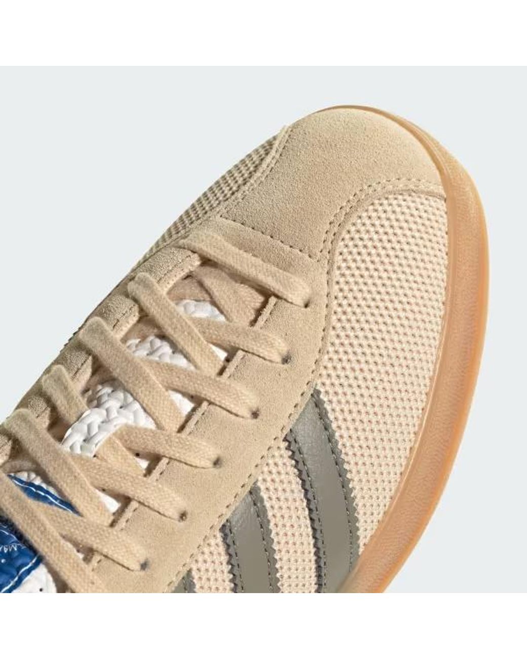 Adidas Originals Natural Gazelle Indoor Pro Lace-Up Sneakers for men