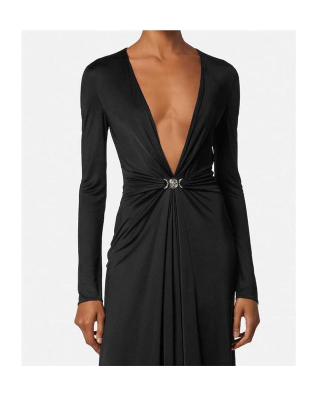Versace Black Midi Dresses