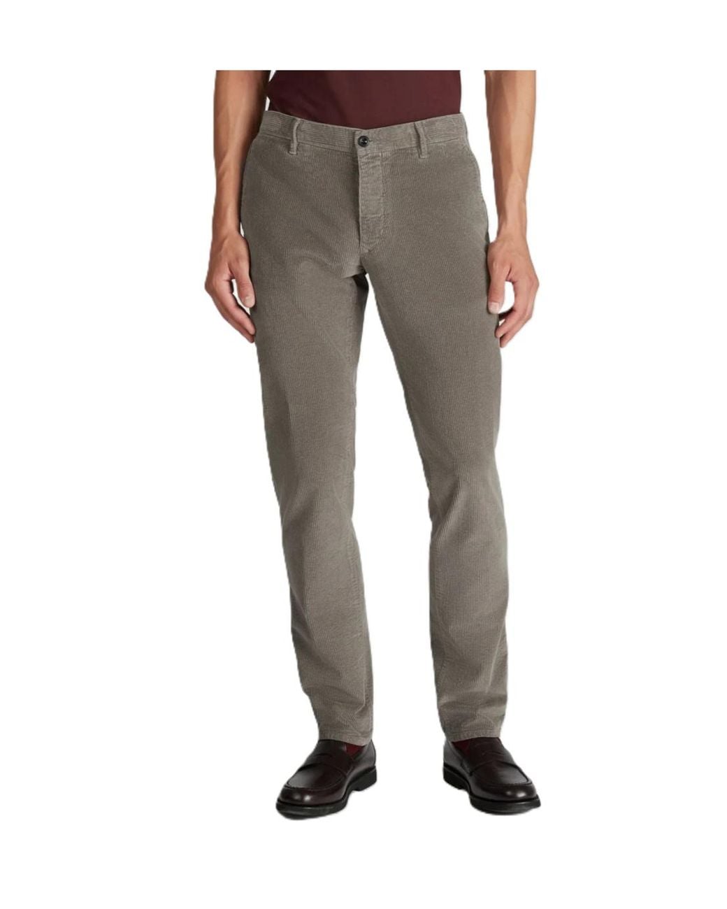 Incotex Gray Casual Trousers With Belt Loops for men