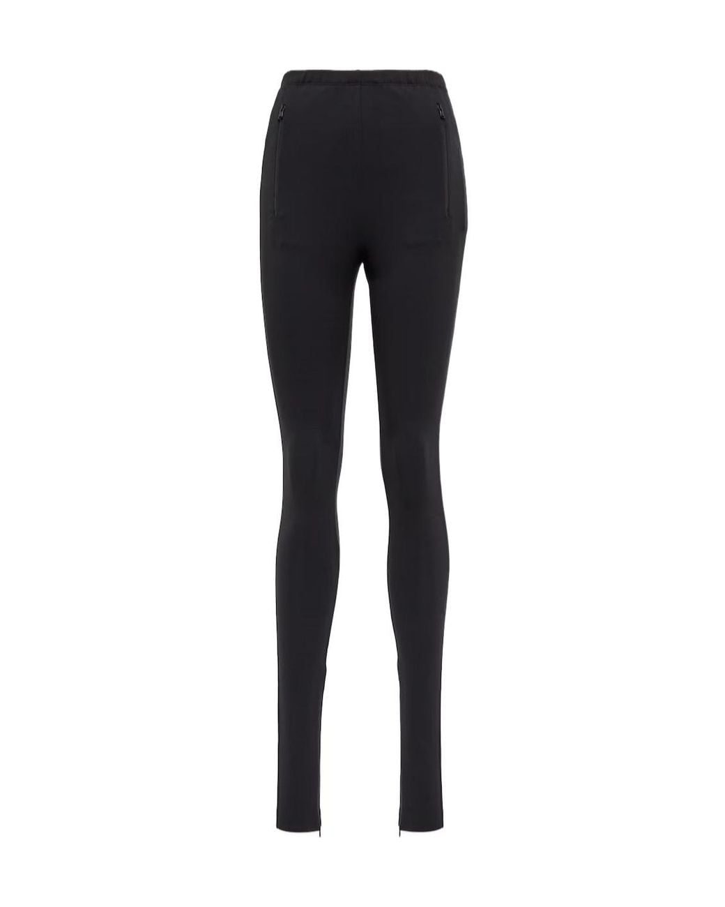 Wardrobe NYC Black High-Waisted Skinny Casual Pants