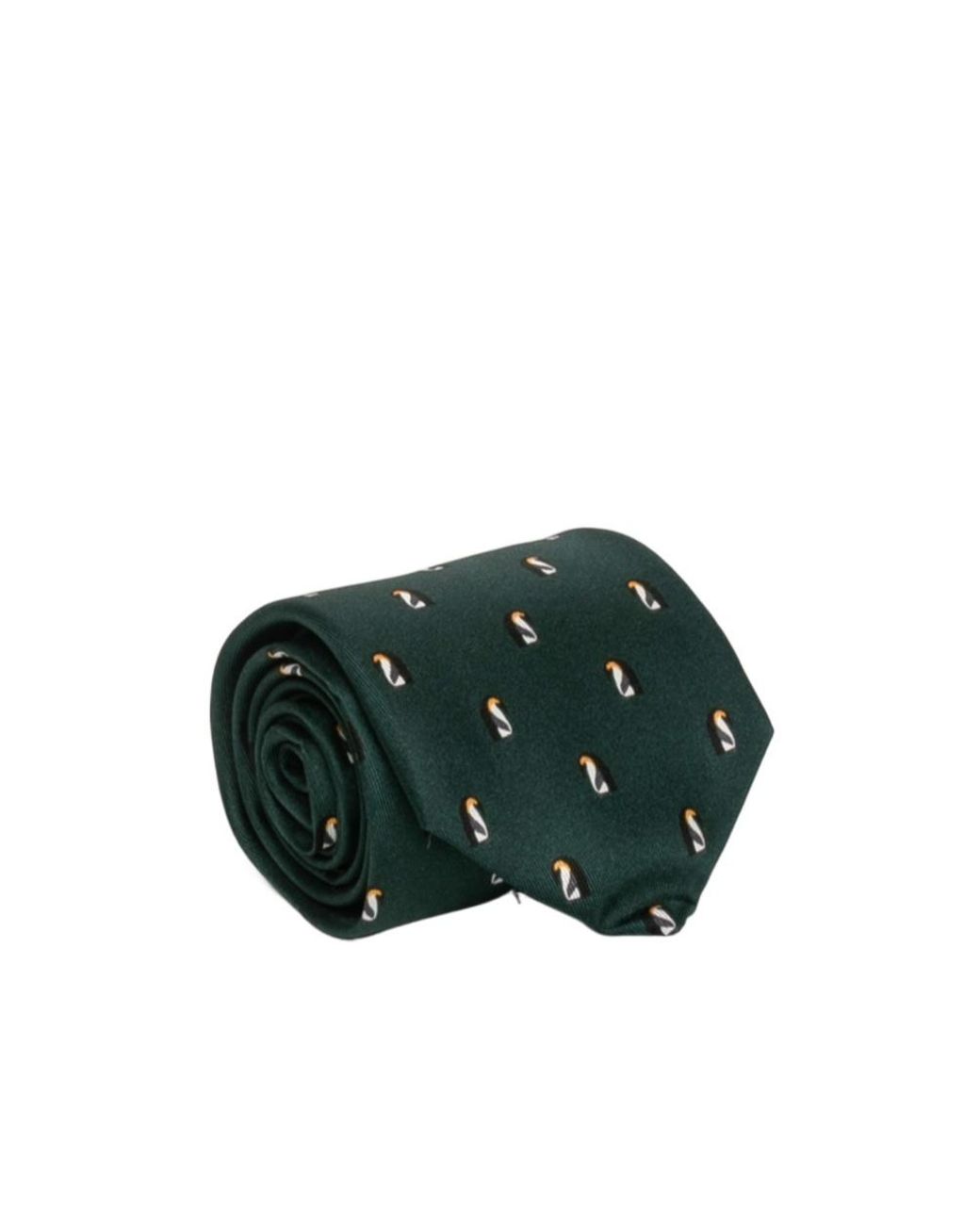 Mulberry Green Printed Tie for men