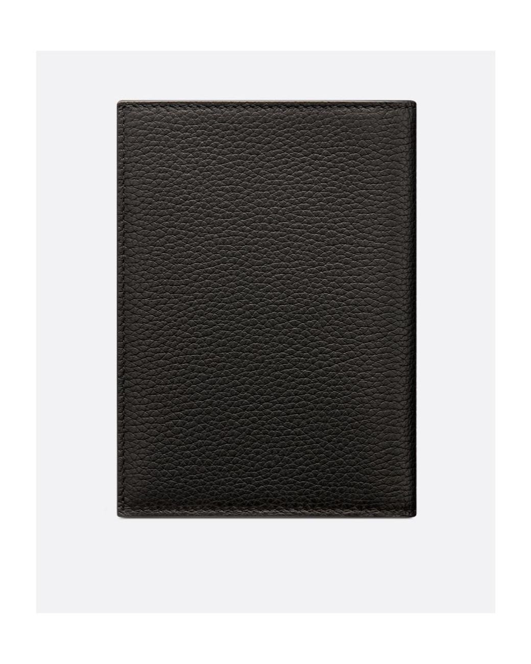 Dior Black Passport Cover for men