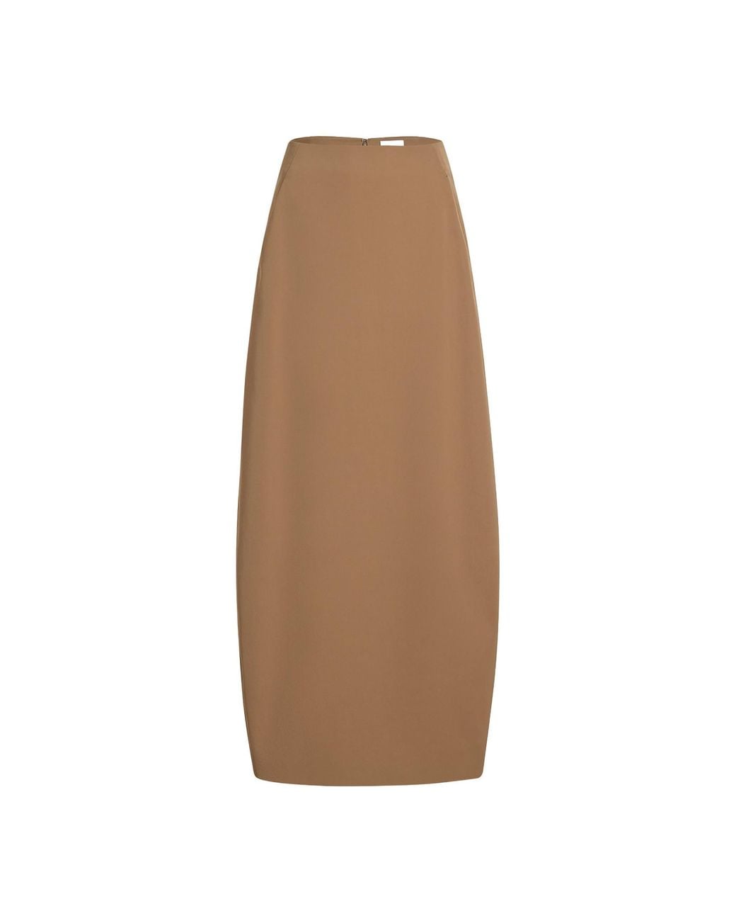Khaite Natural Back Slit Skirt