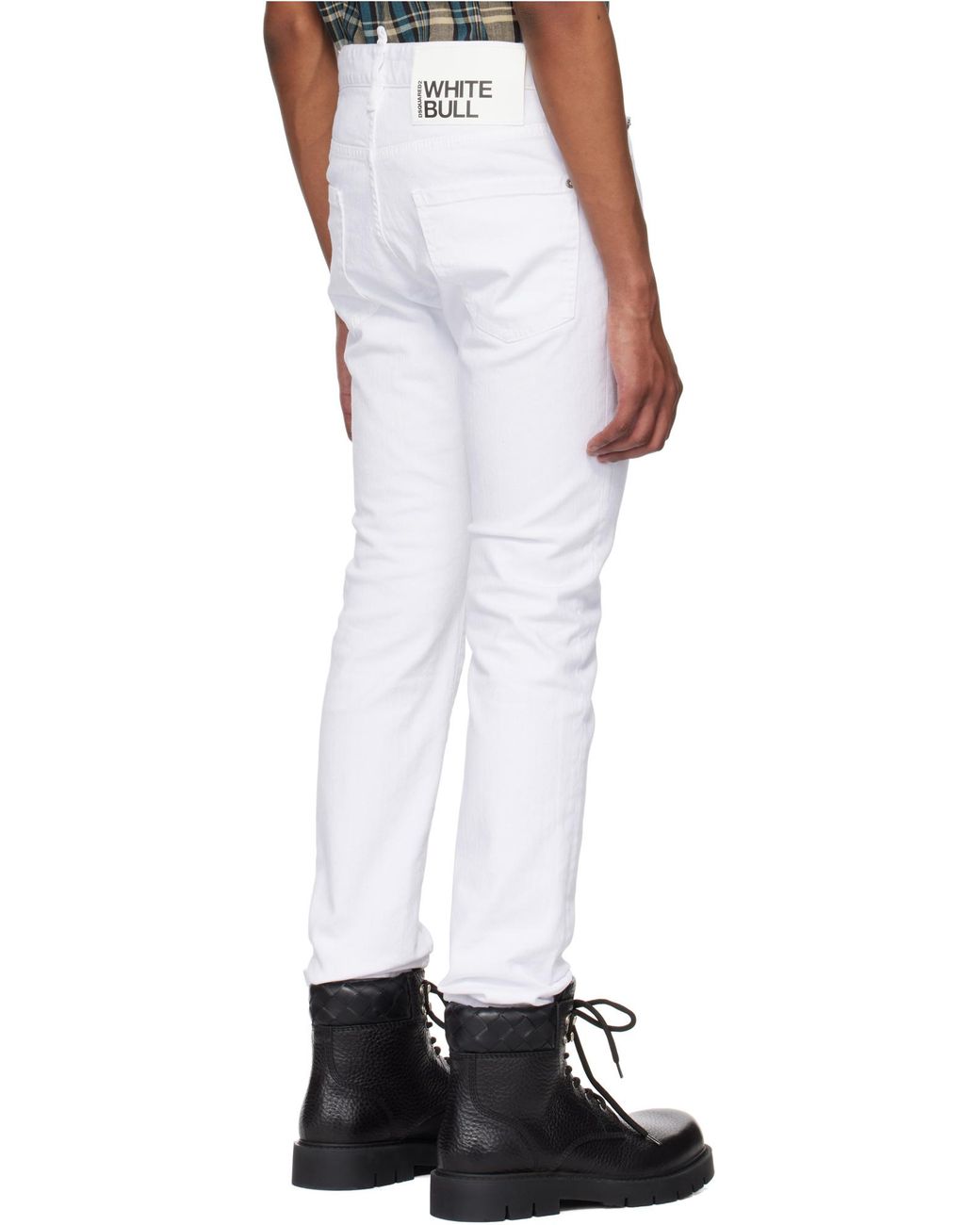 DSquared² White Cool Guy Slim-Fit Jeans for men
