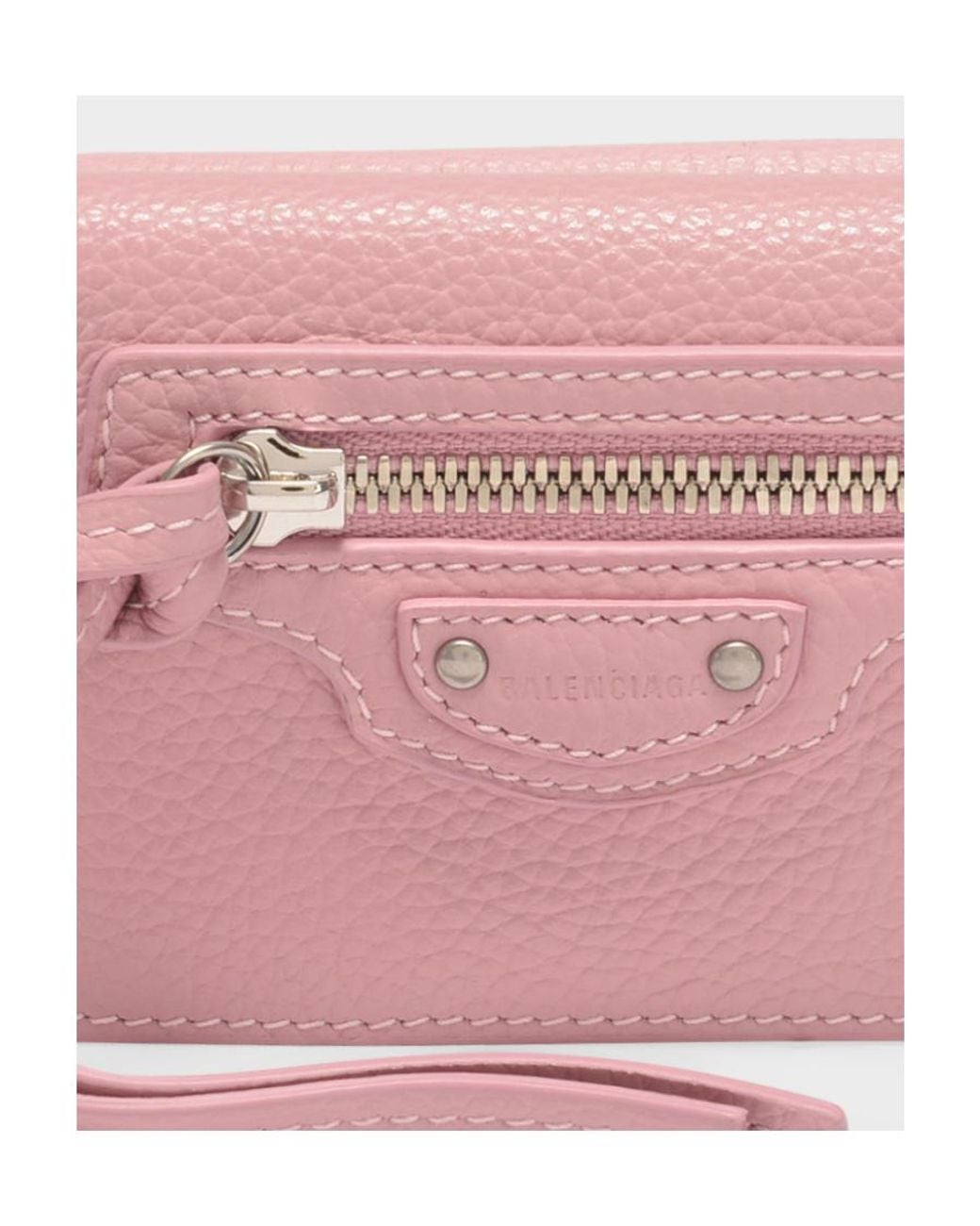 Balenciaga Pink Logo Wallet