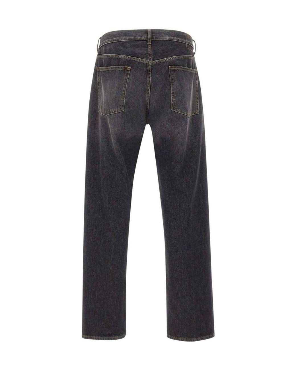 Dondup Gray Yui Relaxed Tapered Jeans for men
