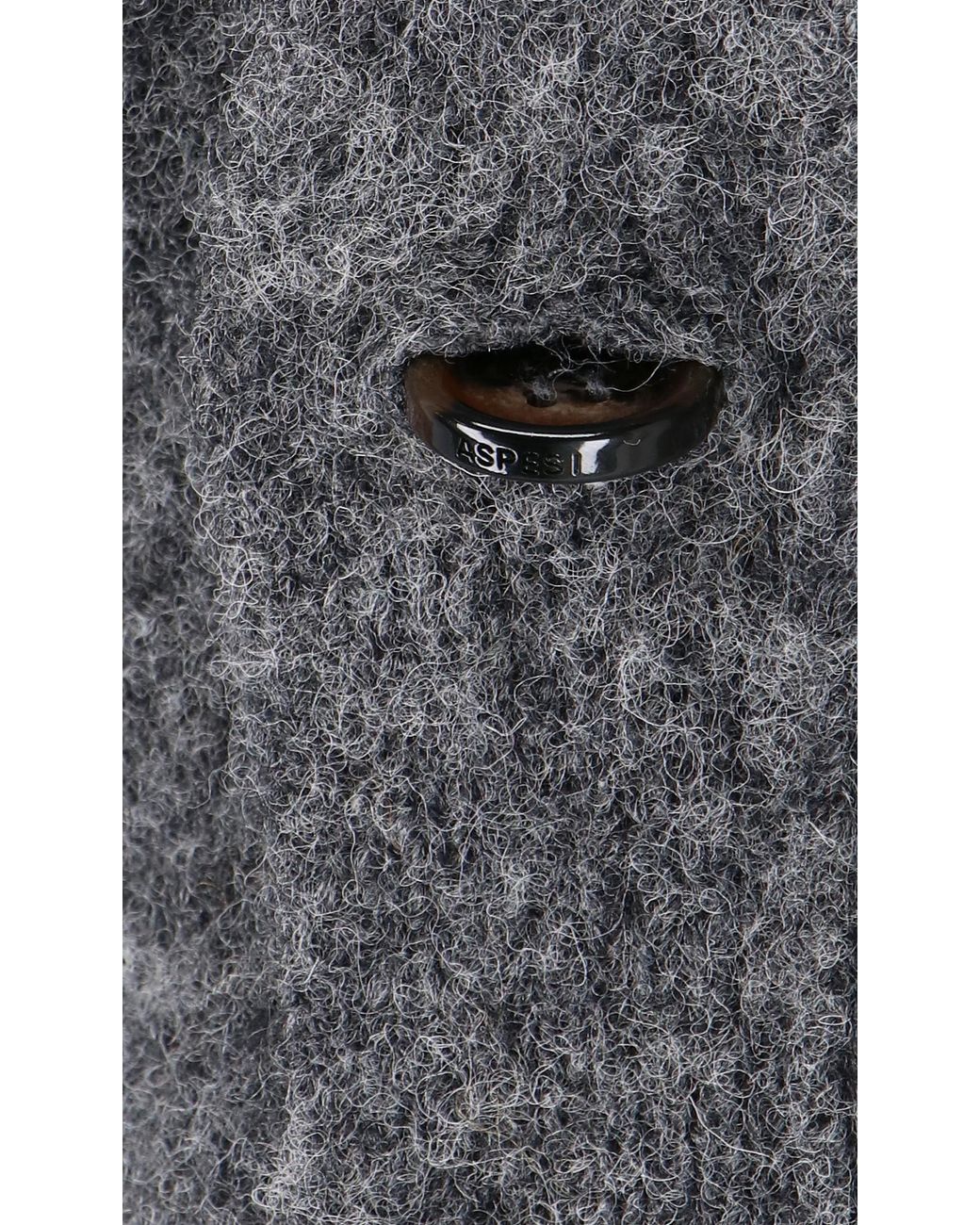 Aspesi Black V-Neck Buttoned Cardigan for men
