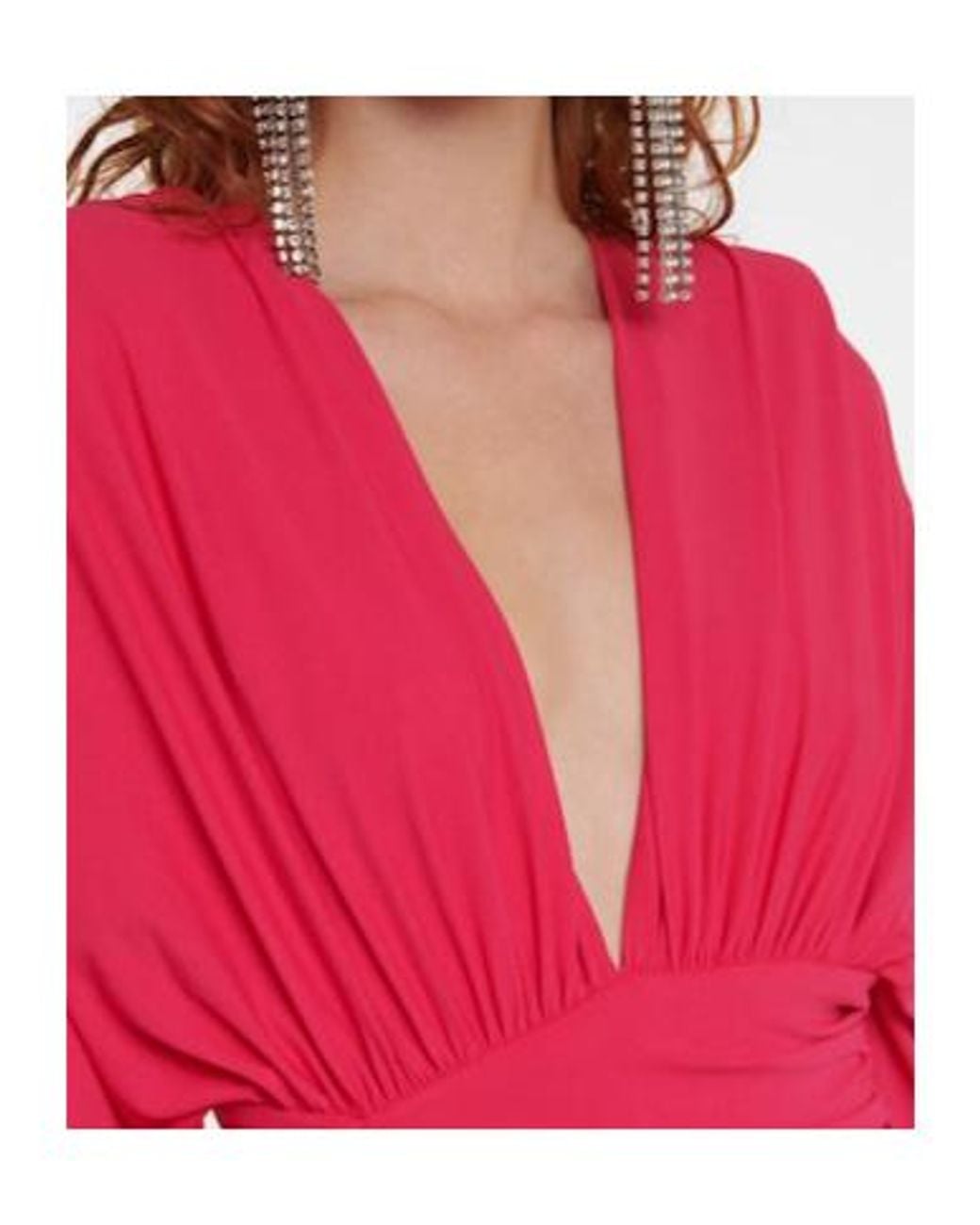 Alexandre Vauthier Pink Ruched Minidress