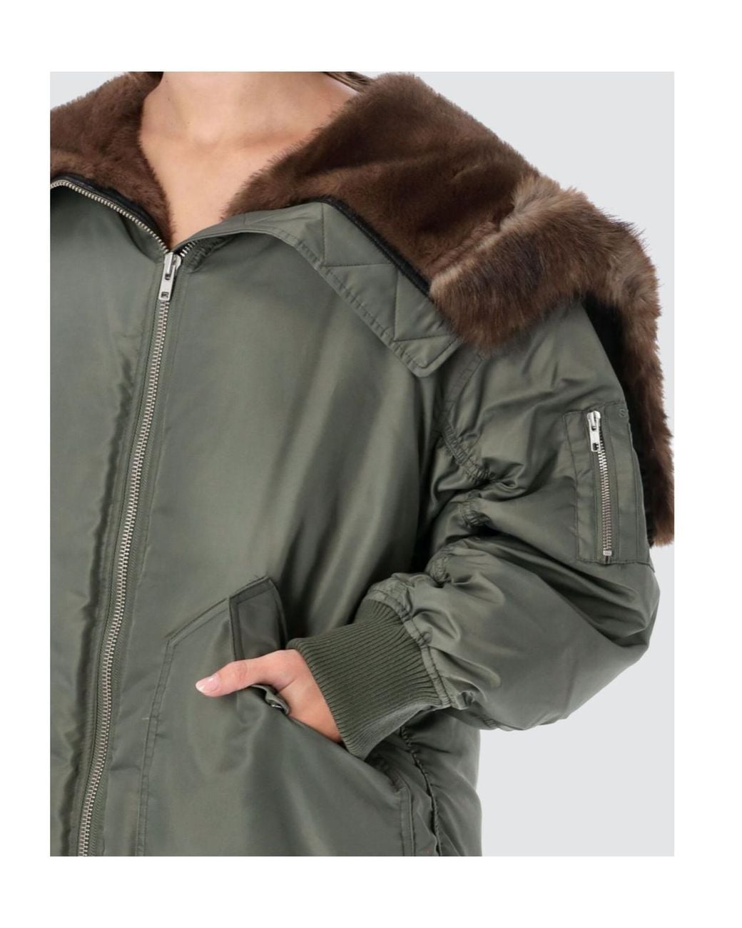 Stand Studio Green Bobbie Jacket