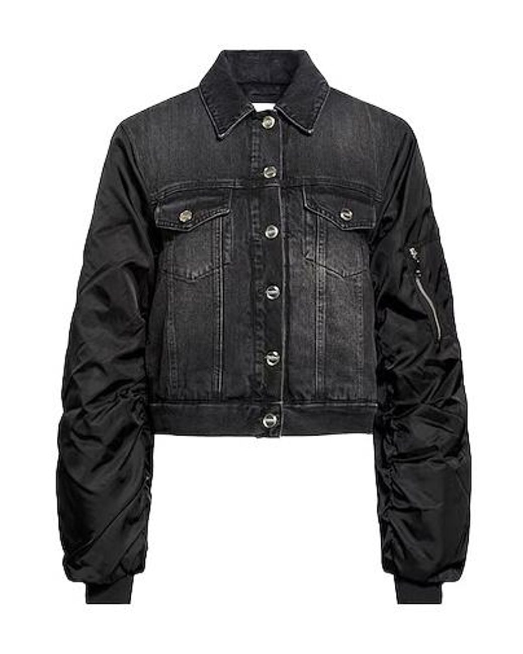 Ganni Black Denim Outerwear